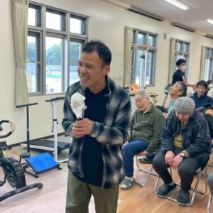 開所記念花見をしました