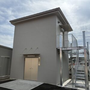 災害時物資収納倉庫が完成しました